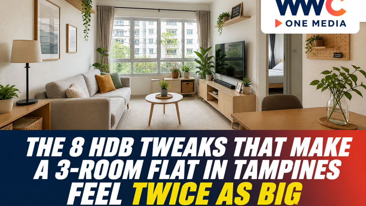 The 8 HDB Tweaks That Make a 3-Room Flat in Tampines Feel Twice as Big