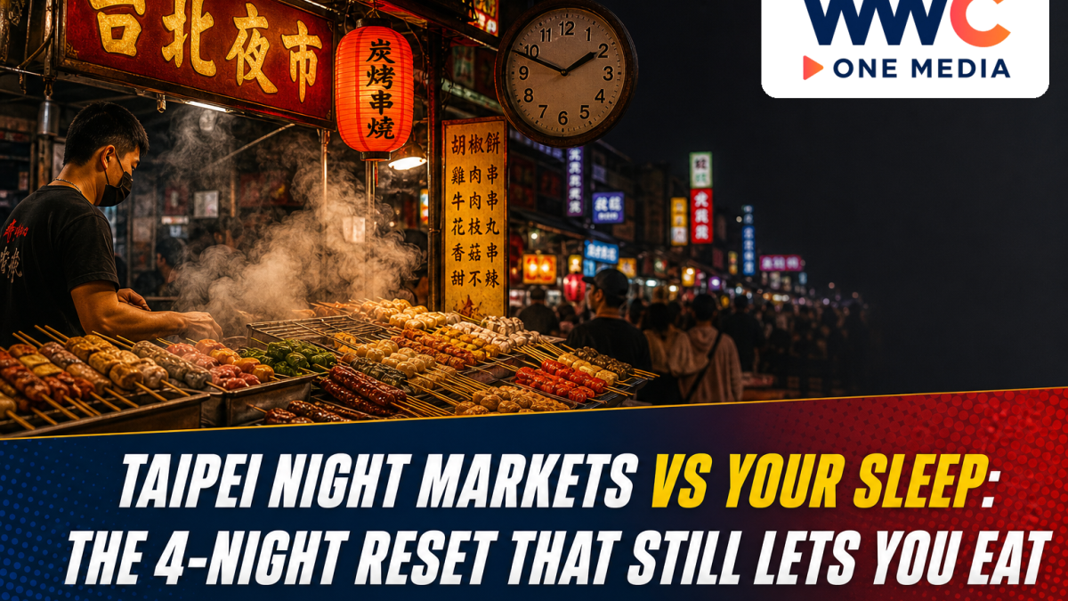Taipei Night Markets vs Your Sleep: The 4-Night Reset That Still Lets You Eat