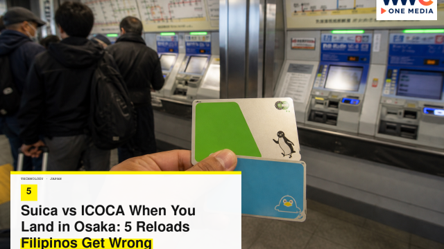 Suica vs ICOCA When You Land in Osaka: 5 Reloads Filipinos Get Wrong