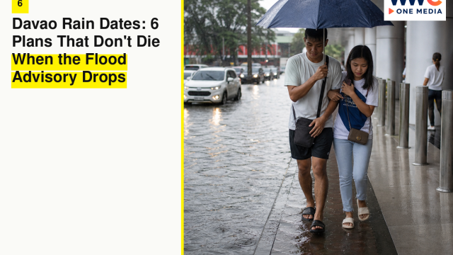 Davao Rain Dates: 6 Plans That Don’t Die When the Flood Advisory Drops