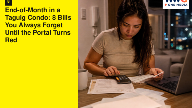 End-of-Month in a Taguig Condo: 8 Bills You Always Forget Until the Portal Turns Red