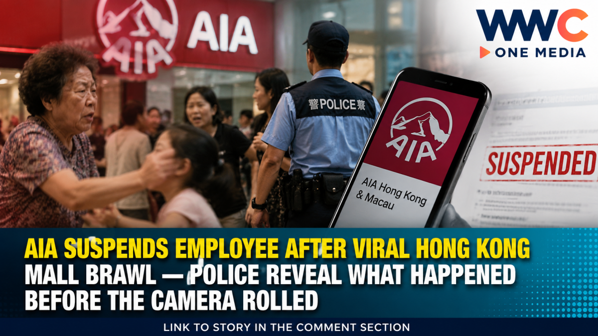 AIA SUSPENDS EMPLOYEE AFTER VIRAL HONG KONG MALL BRAWL — POLICE REVEAL WHAT HAPPENED BEFORE THE CAMERA ROLLED