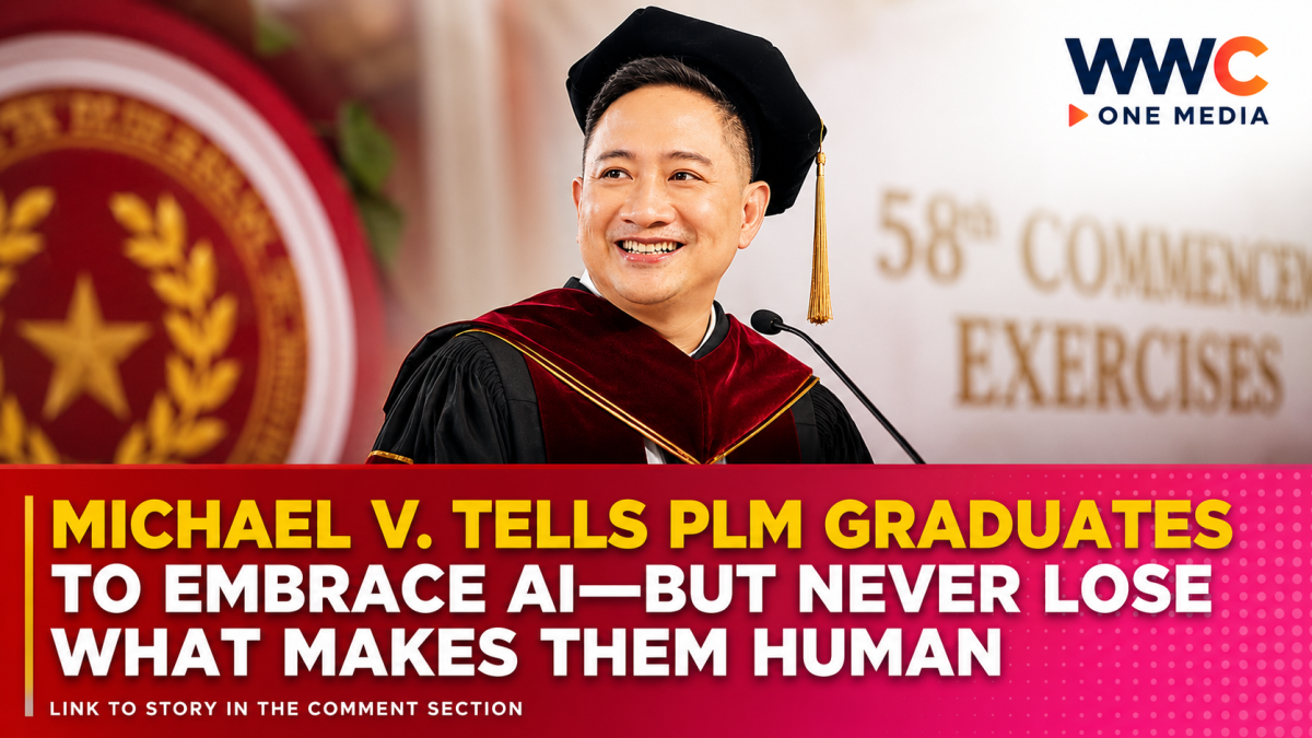 Michael V. Tells PLM Graduates to Embrace AI—But Never Lose What Makes Them Human