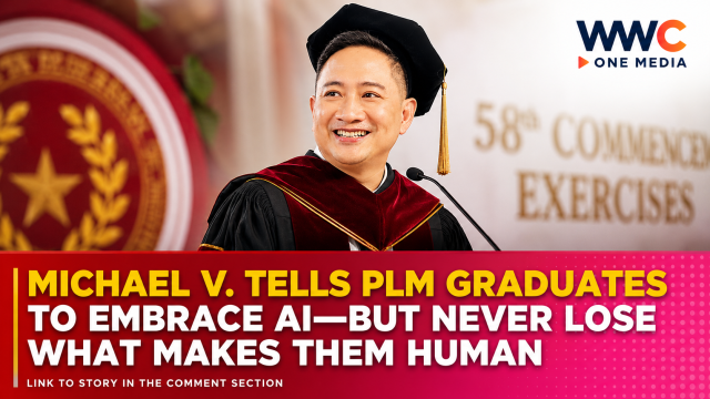 Michael V. Tells PLM Graduates to Embrace AI—But Never Lose What Makes Them Human