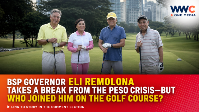 BSP Governor Eli Remolona Takes a Break From the Peso Crisis—But Who Joined Him on the Golf Course?
