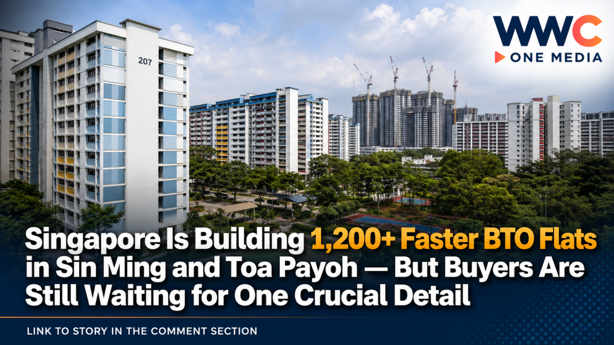 Singapore Is Building 1,200+ Faster BTO Flats in Sin Ming and Toa Payoh — But Buyers Are Still Waiting for One Crucial Detail
