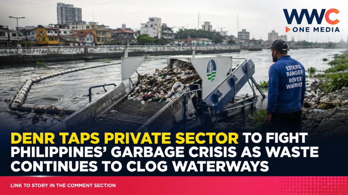 DENR Taps Private Sector to Fight Philippines’ Garbage Crisis as Waste Continues to Clog Waterways