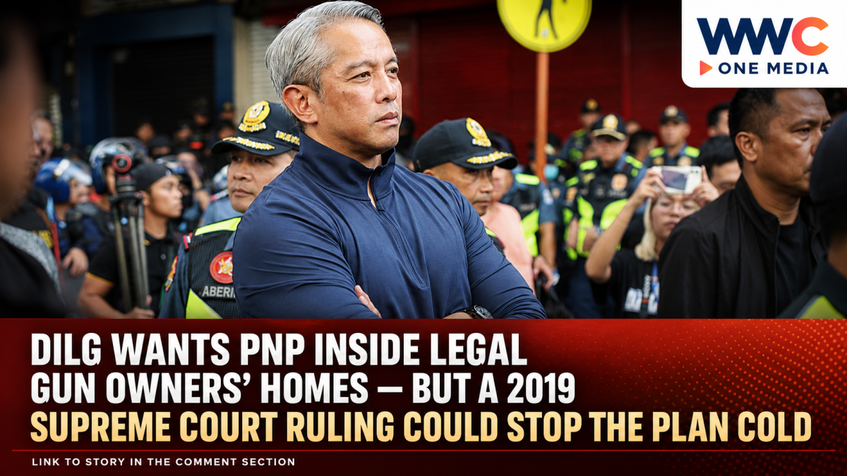 DILG Wants PNP Inside Legal Gun Owners’ Homes — But a 2019 Supreme Court Ruling Could Stop the Plan Cold