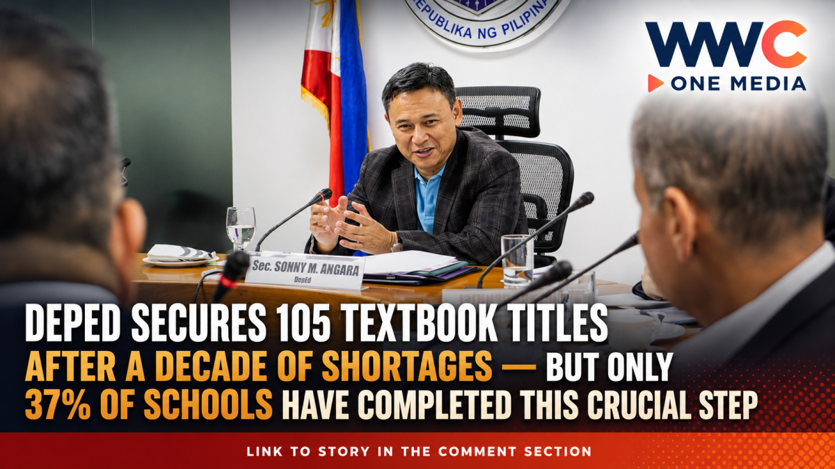 DepEd Secures 105 Textbook Titles After a Decade of Shortages — But Only 37% of Schools Have Completed This Crucial Step