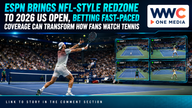 ESPN Brings NFL-Style RedZone to 2026 US Open, Betting Fast-Paced Coverage Can Transform How Fans Watch Tennis
