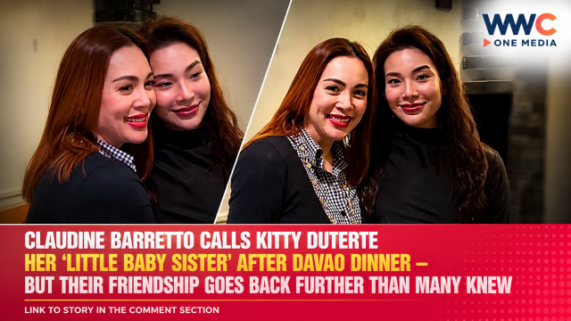 Claudine Barretto Calls Kitty Duterte Her ‘Little Baby Sister’ After Davao Dinner — But Their Friendship Goes Back Further Than Many Knew