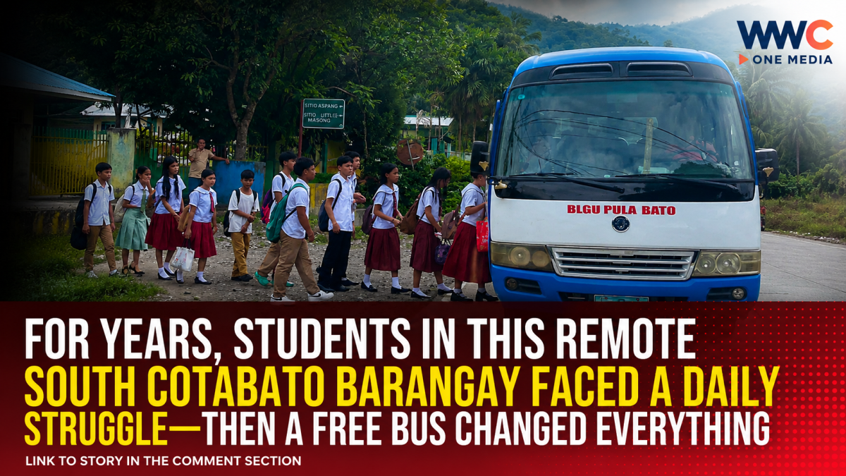 For Years, Students in This Remote South Cotabato Barangay Faced a Daily Struggle—Then a Free Bus Changed Everything