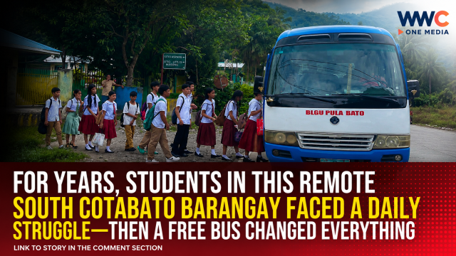 For Years, Students in This Remote South Cotabato Barangay Faced a Daily Struggle—Then a Free Bus Changed Everything