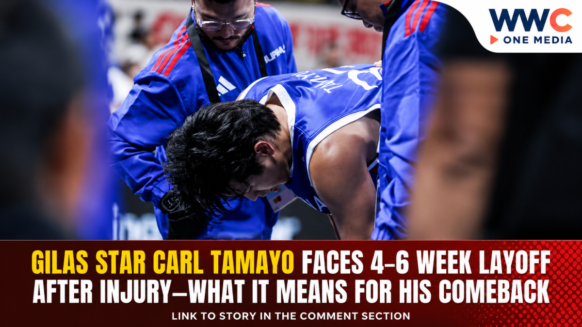 Gilas Star Carl Tamayo Faces 4–6 Week Layoff After Injury—What It Means for His Comeback