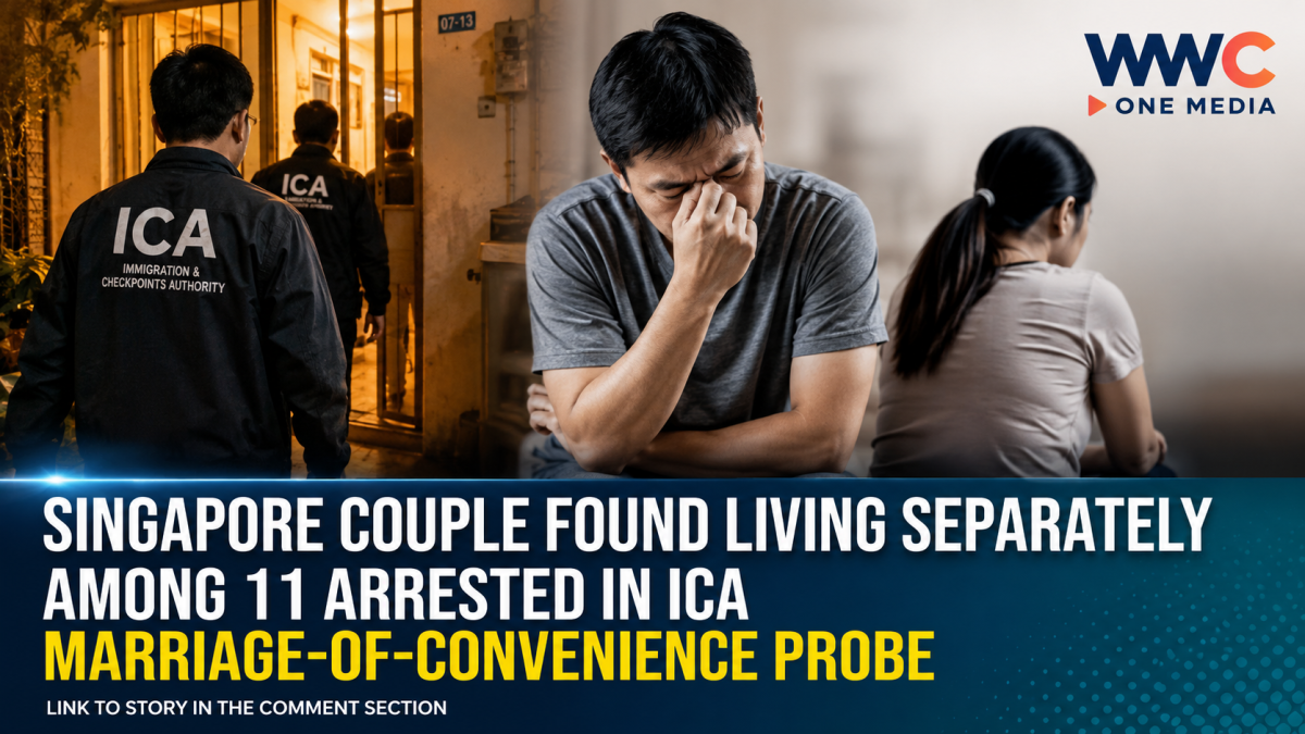 Singapore Couple Found Living Separately Among 11 Arrested in ICA Marriage-of-Convenience Probe