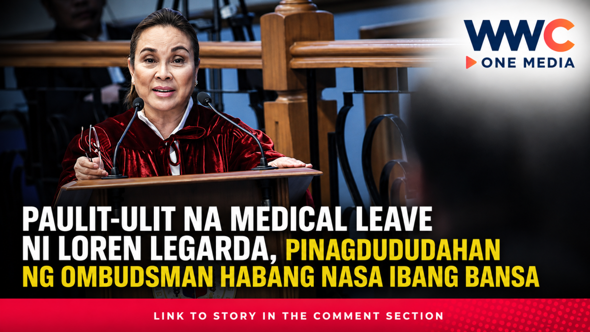 Paulit-ulit na Medical Leave ni Loren Legarda, Pinagdudahan ng Ombudsman Habang Nasa Ibang Bansa