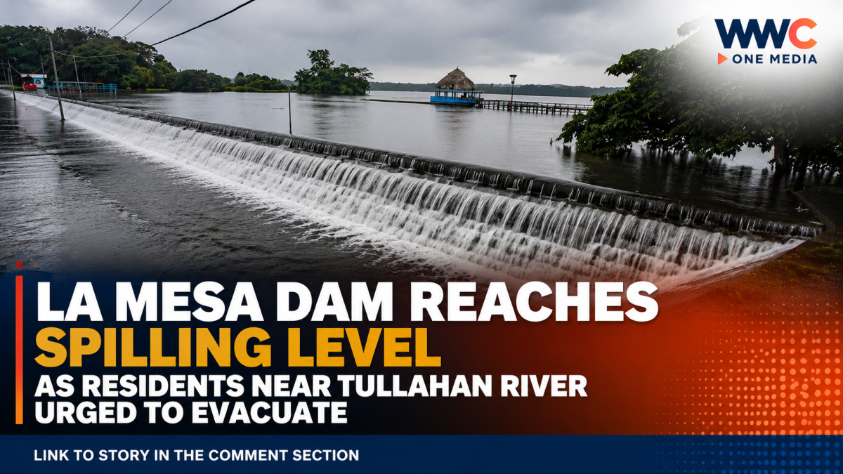 La Mesa Dam Reaches Spilling Level—Residents Along Tullahan River Told to Evacuate