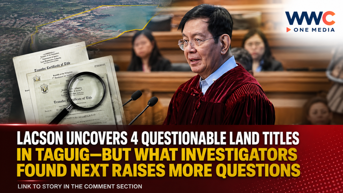 Lacson Uncovers 4 Questionable Land Titles in Taguig—But What Investigators Found Next Raises More Questions