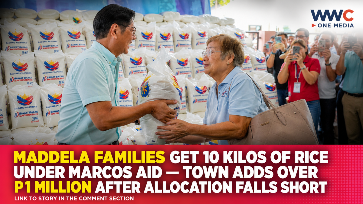 Maddela Families Get 10 Kilos of Rice Under Marcos Aid — Town Adds Over ₱1 Million After Allocation Falls Short