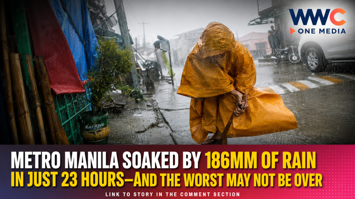 Metro Manila Soaked by 186mm of Rain in Just 23 Hours—And the Worst May Not Be Over