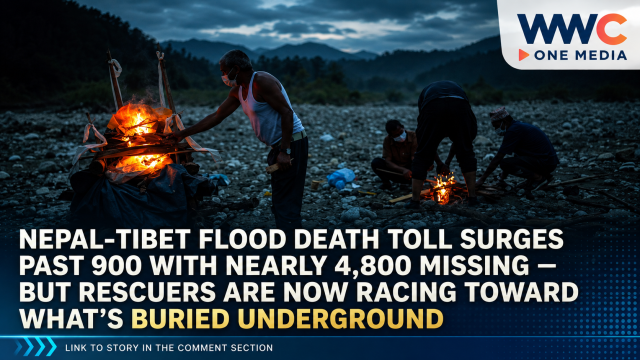 Nepal-Tibet Flood Death Toll Surges Past 900 With Nearly 4,800 Missing — But Rescuers Are Now Racing Toward What’s Buried Underground