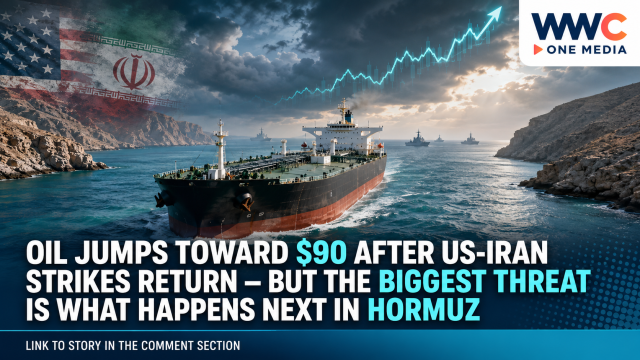 Oil Jumps Toward $90 After US-Iran Strikes Return — But the Biggest Threat Is What Happens Next in Hormuz