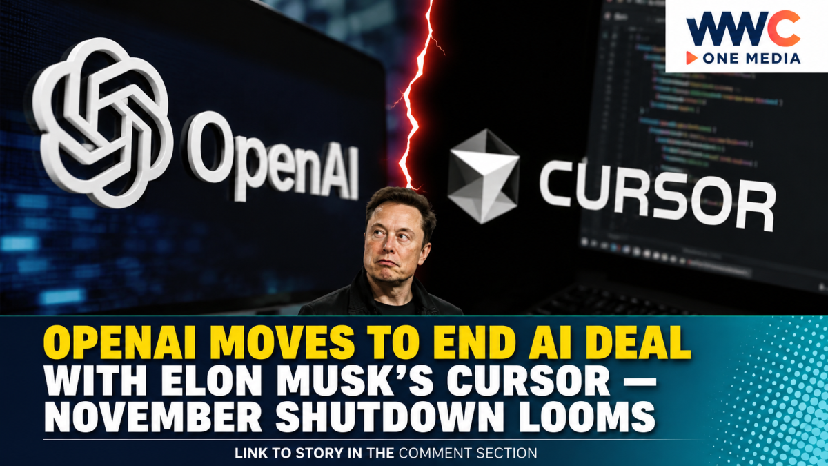 OpenAI Moves to End AI Deal With Elon Musk’s Cursor — November Shutdown Looms