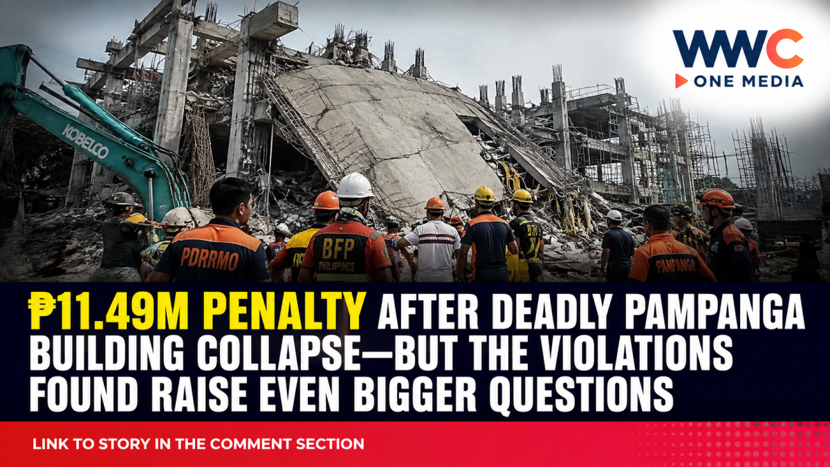 ₱11.49M Penalty After Deadly Pampanga Building Collapse—But the Violations Found Raise Even Bigger Questions