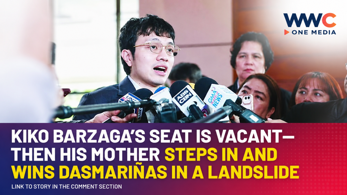 Kiko Barzaga’s Seat Is Vacant—Then His Mother Steps In and Wins Dasmariñas in a Landslide