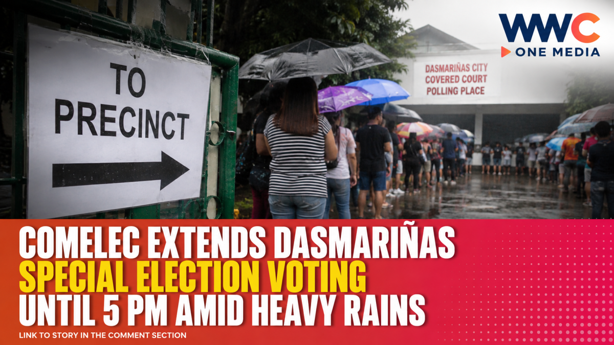 Comelec Extends Dasmariñas Special Election Voting Until 5 PM Amid Heavy Rains