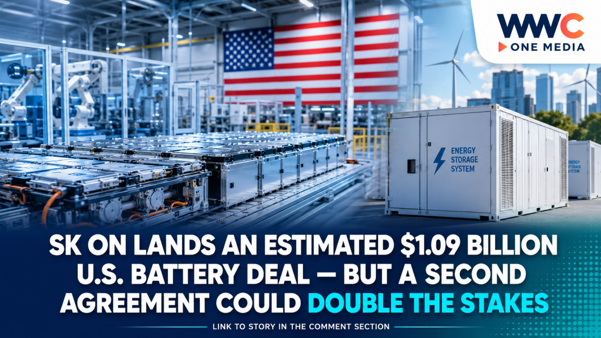 SK On Lands an Estimated $1.09 Billion U.S. Battery Deal — But a Second Agreement Could Double the Stakes