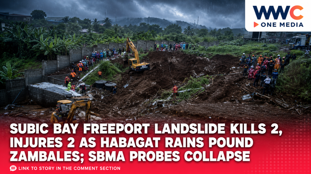Subic Bay Freeport Landslide Kills 2, Injures 2 as Habagat Rains Pound Zambales; SBMA Probes Collapse
