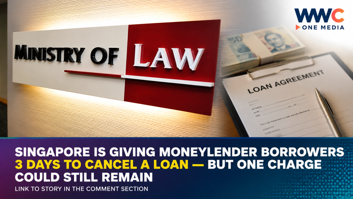 Singapore Is Giving Moneylender Borrowers 3 Days to Cancel a Loan — But One Charge Could Still Remain