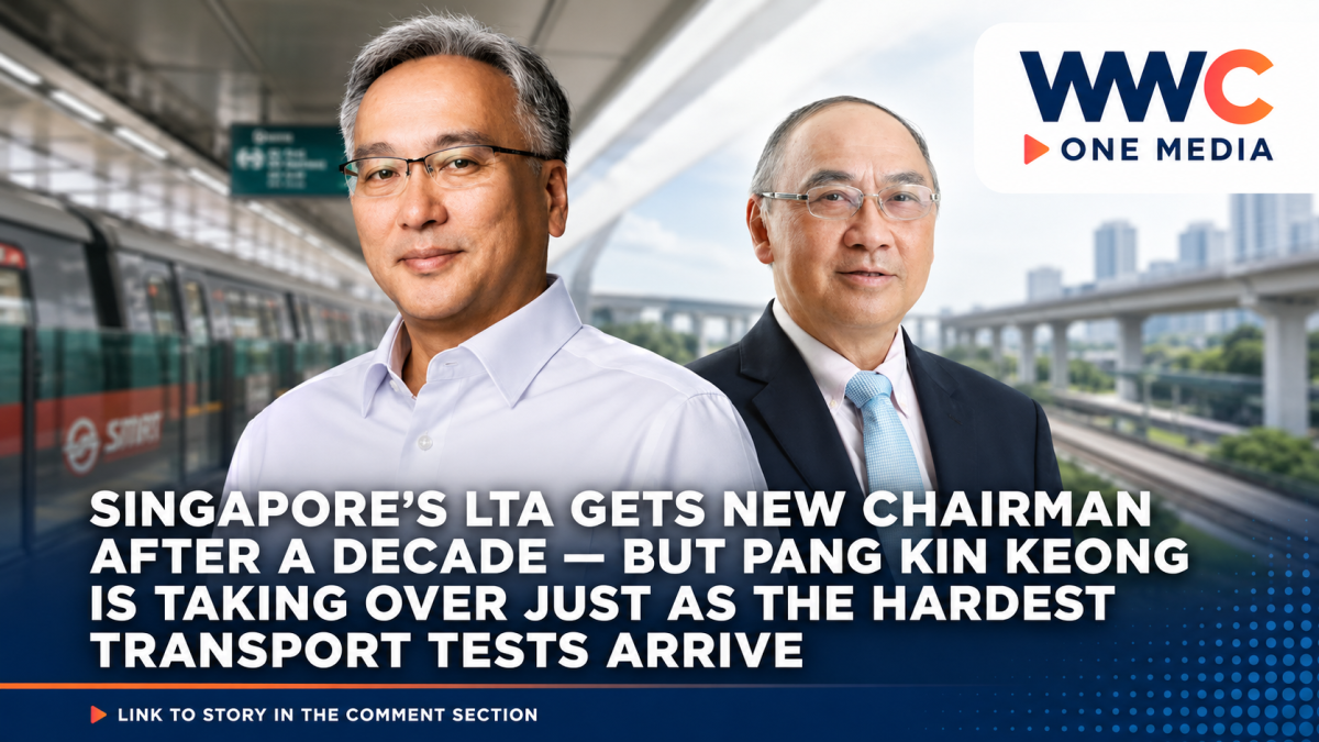 Singapore’s LTA Gets New Chairman After a Decade — But Pang Kin Keong Is Taking Over Just as the Hardest Transport Tests Arrive