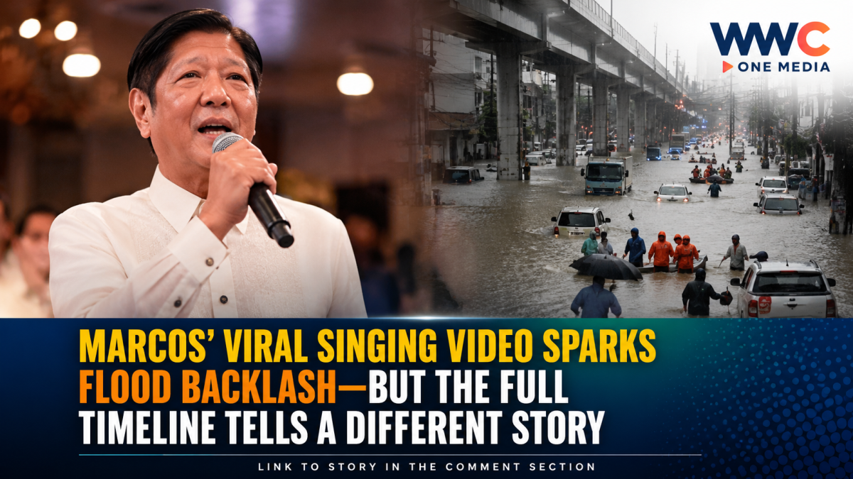 Marcos’ Viral Singing Video Sparks Flood Backlash—But the Full Timeline Tells a Different Story