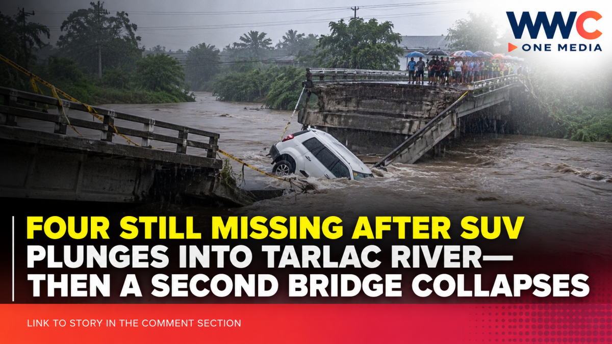Four Still Missing After SUV Plunges Into Tarlac River—Then a Second Bridge Collapses