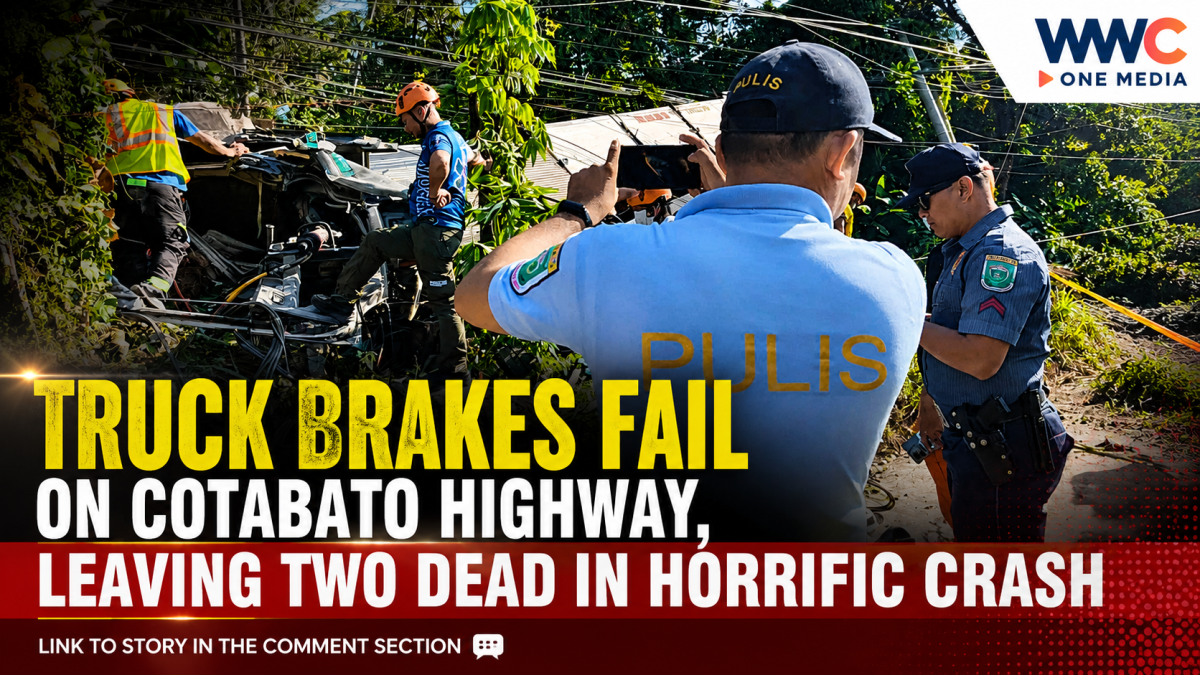 Truck Brakes Fail on Cotabato Highway, Leaving Two Dead in Horrific Crash