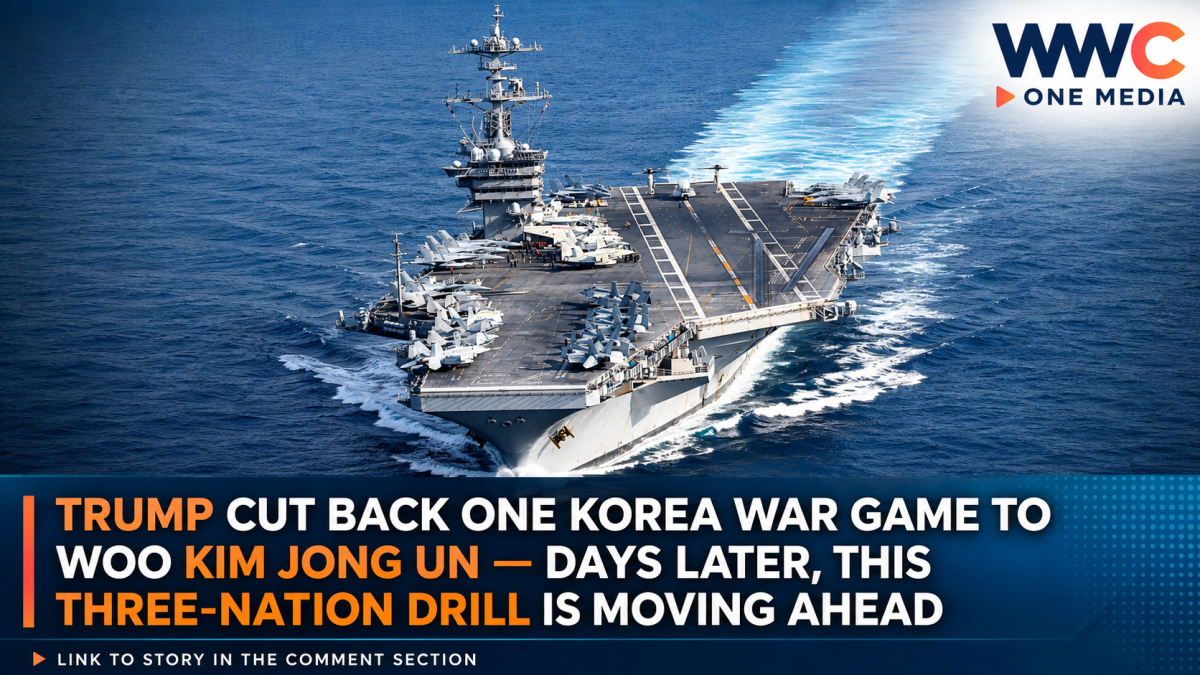 Trump Cut Back One Korea War Game to Woo Kim Jong Un — Days Later, This Three-Nation Drill Is Moving Ahead