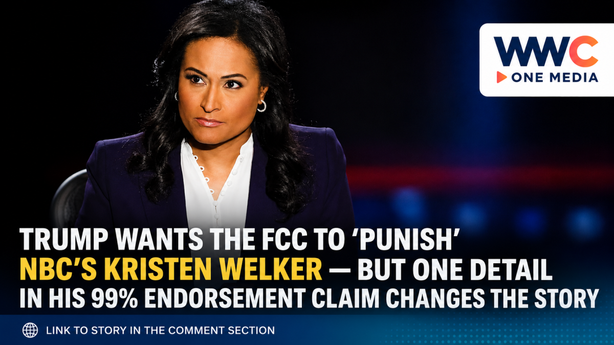 Trump Wants the FCC to ‘Punish’ NBC’s Kristen Welker — But One Detail in His 99% Endorsement Claim Changes the Story