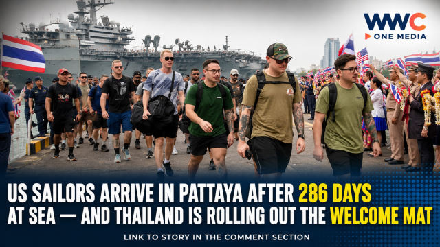 US Sailors Arrive in Pattaya After 286 Days at Sea — And Thailand Is Rolling Out the Welcome Mat