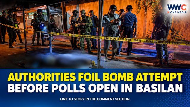 Authorities Foil Bomb Attempt Before Polls Open in Basilan