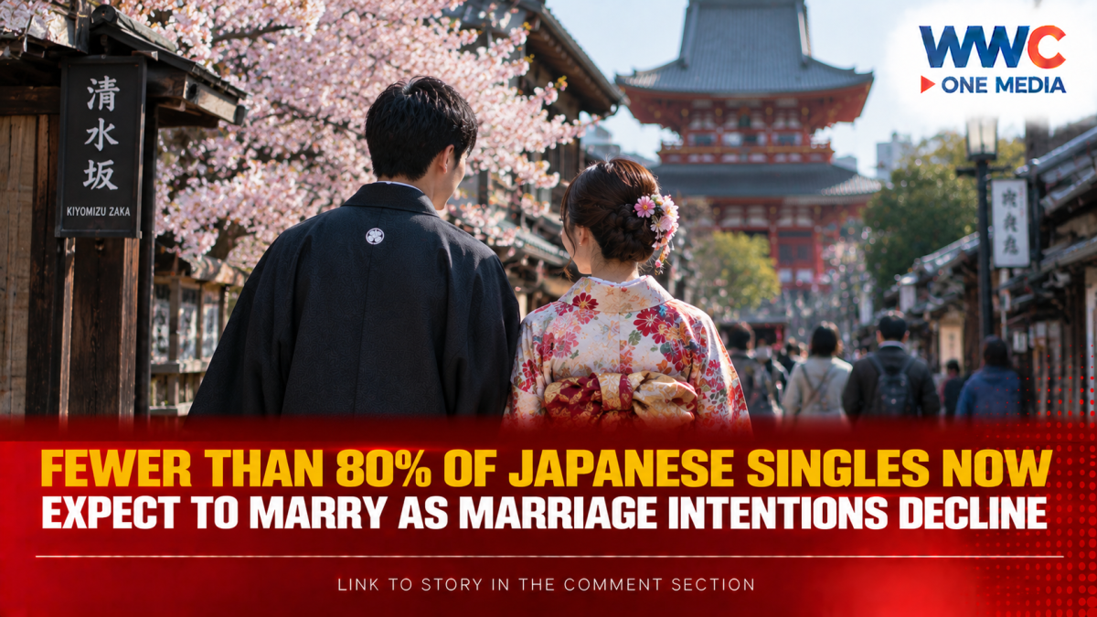 Fewer Than 80% of Japanese Singles Now Expect to Marry as Marriage Intentions Decline