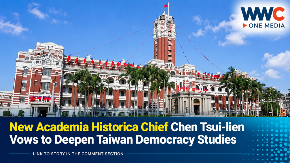 New Academia Historica Chief Chen Tsui-lien Vows to Deepen Taiwan Democracy Studies