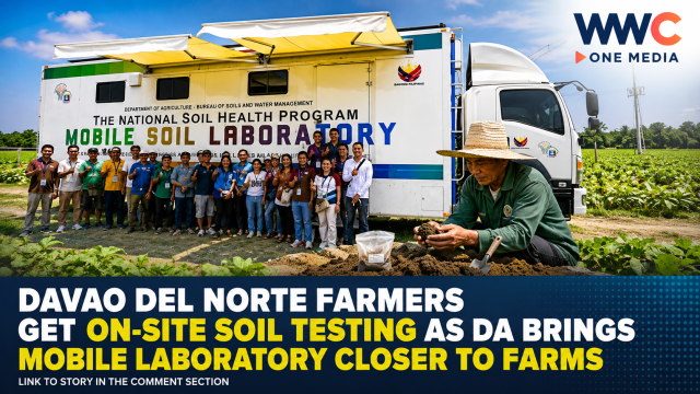 Davao del Norte Farmers Get On-Site Soil Testing as DA Brings Mobile Laboratory Closer to Farms