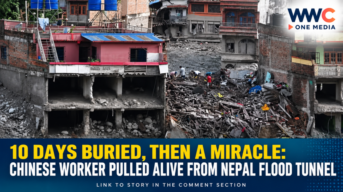 10 Days Buried, Then a Miracle: Chinese Worker Pulled Alive From Nepal Flood Tunnel