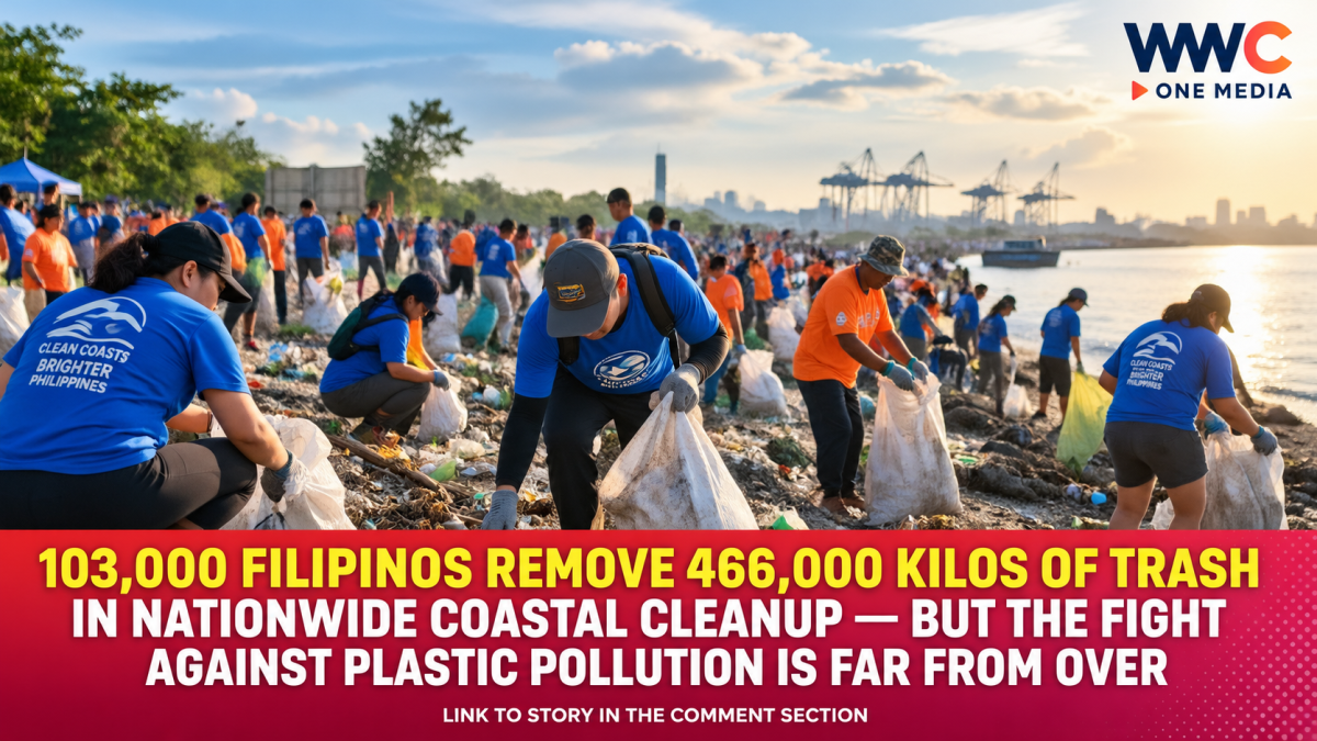 103,000 Filipinos Remove 466,000 Kilos of Trash in Nationwide Coastal Cleanup — But the Fight Against Plastic Pollution Is Far From Over