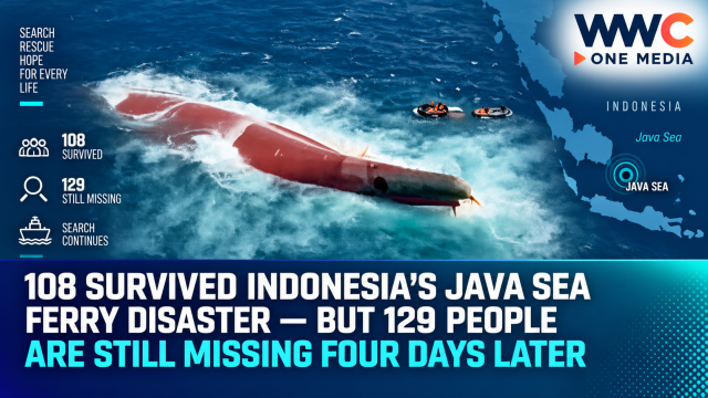 108 Survived Indonesia’s Java Sea Ferry Disaster — But 129 People Are Still Missing Four Days Later