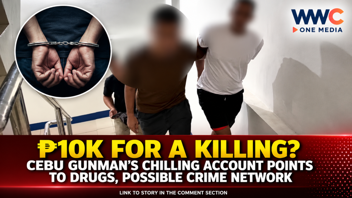 ₱10K for a Killing? Cebu Gunman’s Chilling Account Points to Drugs, Possible Crime Network