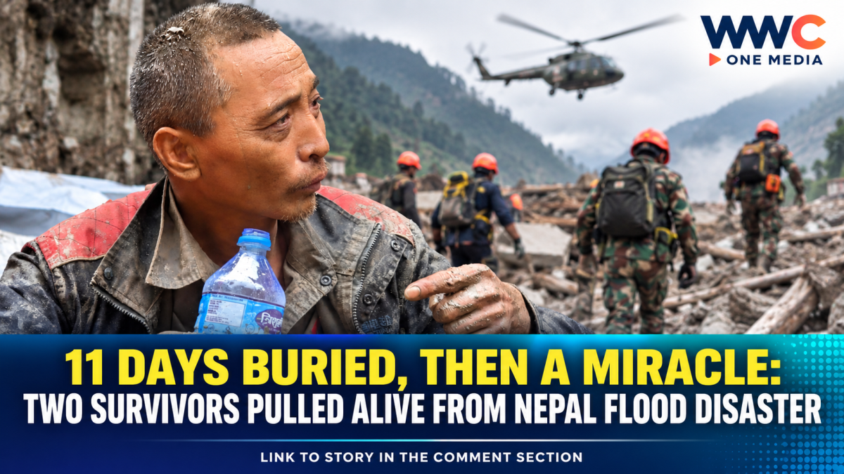 11 Days Buried, Then a Miracle: Two Survivors Pulled Alive From Nepal Flood Disaster