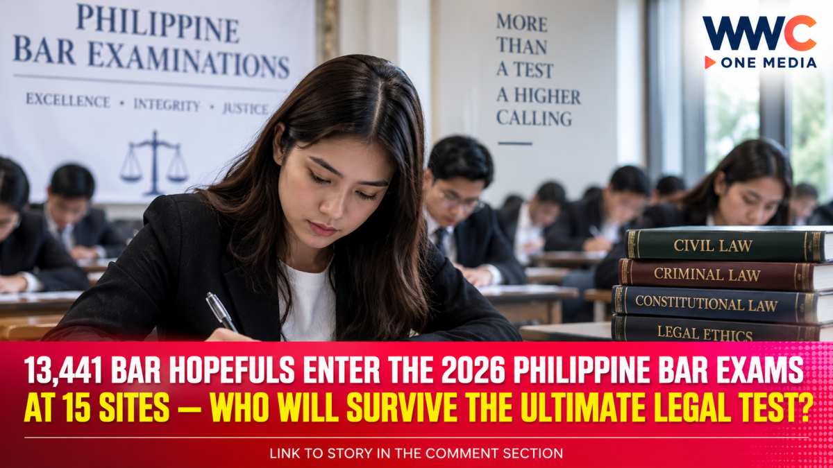 13,441 Bar Hopefuls Enter the 2026 Philippine Bar Exams at 15 Sites — Who Will Survive the Ultimate Legal Test?